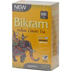 Bikram. Купаж Ассам и Дарджилинг + ложка 100 гр. карт.пачка