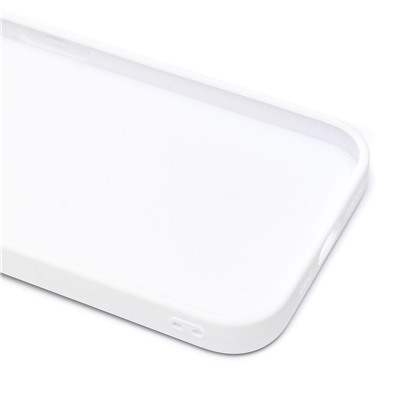 Чехол-накладка - PC084 экокожа для "Apple iPhone 14 Pro" (white) (219678)