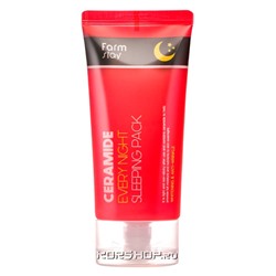 Ночная маска для лица с керамидами Ceramide Every Night Sleeping Pack Farmstay, Корея, 120 мл Акция