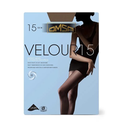 OMS-Velour 15 микрофибра/2 Колготки OMSA Velour 15 микрофибра