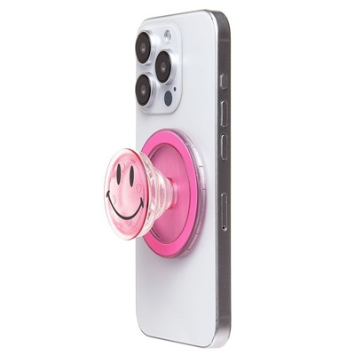 Держатель для телефона Popsockets PS64 Smile SafeMag (pink) (229305)