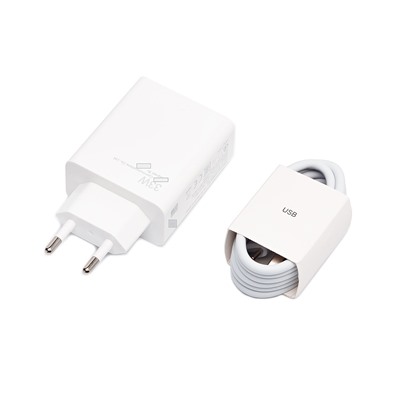 Адаптер Сетевой с кабелем ORG Xiaomi [BHR6039EU] USB 33W (USB/Type-C) (B) (white)