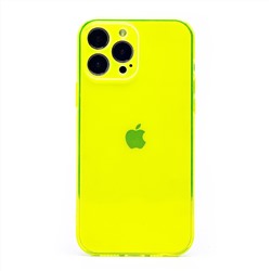 Чехол-накладка - SC344 для "Apple iPhone 13 Pro Max" (transparent/yellow) (232031)