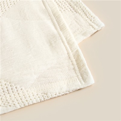 Плед SL Home Cotton 210*240 см, муслин/жаккард, 100% хлопок