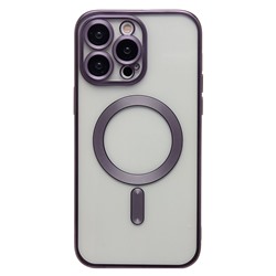 Чехол-накладка - SM027 SafeMag для "Apple iPhone 14 Pro Max" (dark violet)