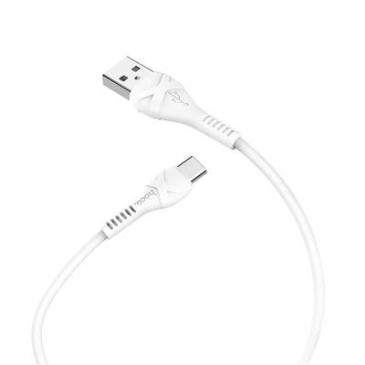 Кабель USB - Type-C Hoco X37 Cool power  100см 3A  (white)