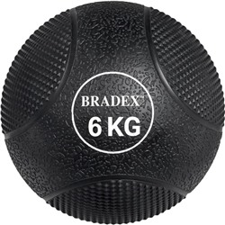 Медбол Bradex SF 0775, резиновый, 6 кг