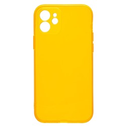 Чехол-накладка - SC344 для "Apple iPhone 12" (transparent/orange) (232057)