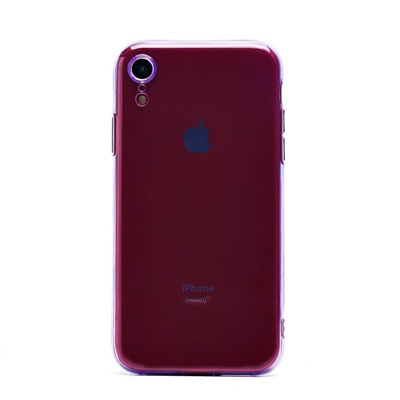 Чехол-накладка - SC344 для "Apple iPhone XR" (transparent/violet) (232069)