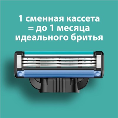 Сменные кассеты Gillette Mach3, 3 лезвия, 2 шт