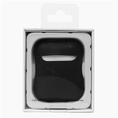 Чехол - Soft touch для кейса "Apple AirPods 2" (black)