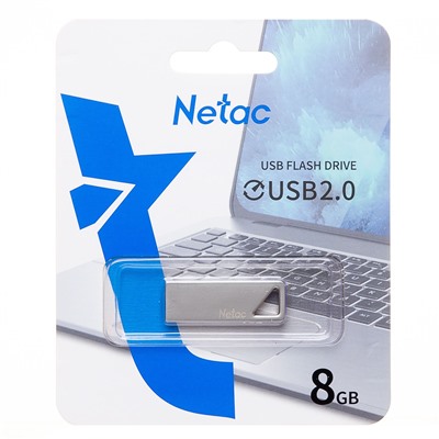 Флэш накопитель USB 8 Гб Netac U326 (silver)