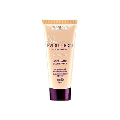 LUX visage Крем тон.Skin EVOLUTION тон 10 light (светлый) soft matte blur effect/4