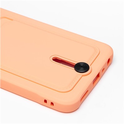 Чехол-накладка - SC304 с картхолдером для "OPPO realme C35" (pink)