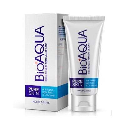 *780702 BIOAQUA Пенка для умывания анти акне, 100 г, 12шт/уп