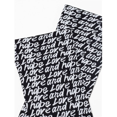 Полиамидные CONTE FANTASY Плотные носки с вывязанным рисунком «Love»