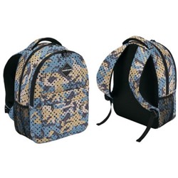 Рюкзак молодежный "EasyLine.Dots vs Camo" 20L 44х23х33 см 51640 ErichKrause