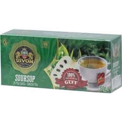 Rivon. Green tea GTFF Soursop карт.пачка, 25 пак.