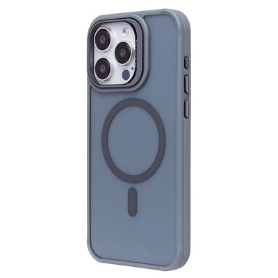 Чехол-накладка - SM026 SafeMag для "Apple iPhone 15 Pro Max" (gray) (232148)