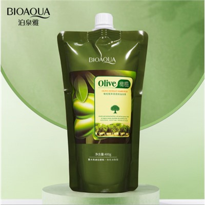 BIOAQUA OLIVE Маска для волос с оливой, 400г