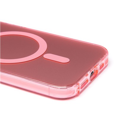 Чехол-накладка - SM025 SafeMag для "Apple iPhone 14 Pro" (pink) (232101)