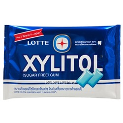 Жевательная резинка Освежающая Мята Xylitol Fresh Mint Thai Lotte, Таиланд, 11,6 г Акция