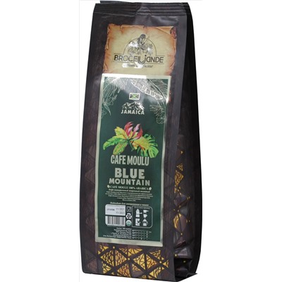 CAFE DE BROCELIANDE. Jamaica Blue Mountain (молотый) 250 гр. мягкая упаковка