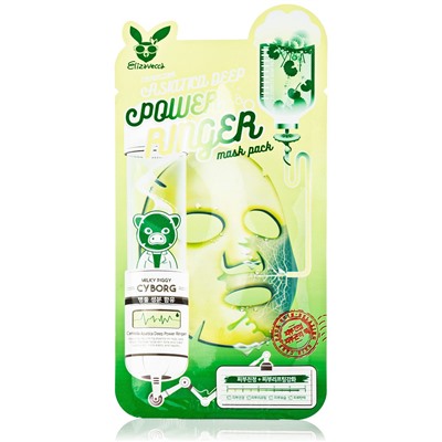 Тканевая маска для лица ЦЕНТЕЛЛА Centella Asiatica Deep Power Ringer Mask Pack Elizavecca 1 шт