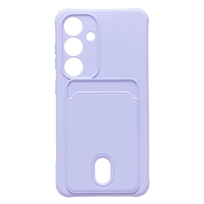 Чехол-накладка - SC304 с картхолдером для "Samsung Galaxy S24" (light violet) (228139)