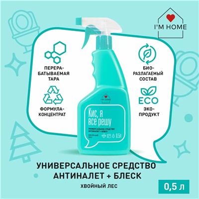 Универсальное средство антиналет + блеск «Хвойный лес», 500 мл