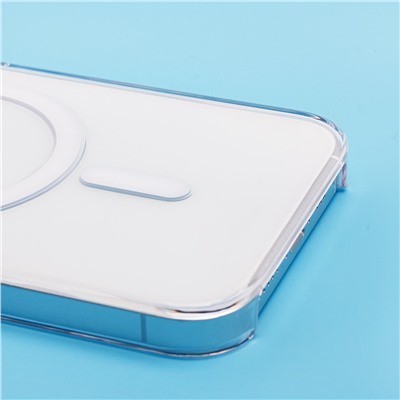 Чехол-накладка - PC Clear Case SafeMag для "Apple iPhone 15" (transparent)