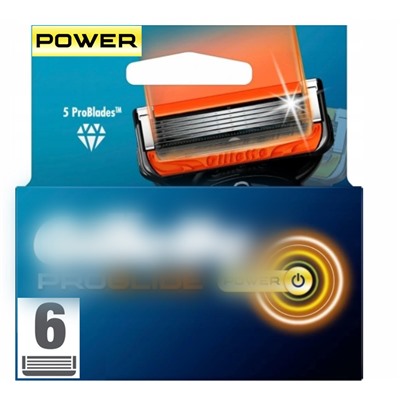 Кассеты для бритвы Жиллетт FUSION-5 ProGlide Power (6 шт.)