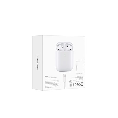 Беспроводные Bluetooth-наушники Borofone TWS BW01 Plus APods 2 (white)