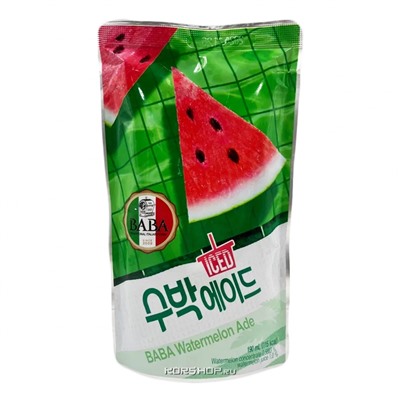 Напиток Арбузный с сахаром (концентрат) Watermelon Ade Baba, Корея, 190 мл Акция