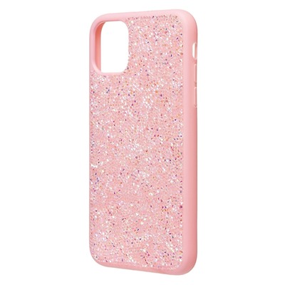 Чехол-накладка - PC071 POSH SHINE для "Apple iPhone 11" россыпь кристаллов (pink) (231576)