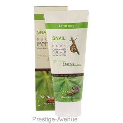 Пенка для умывания Farm Stay Snail Pure Cleansing Foam с муцином улитки 180мл