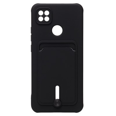 Чехол-накладка - SC304 с картхолдером для "Xiaomi Redmi 10A" (black) (208511)