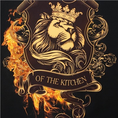 Фартук "Этель" The King of the kitchen 73х71 см, 100% хлопок, саржа 190 гр/м2