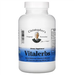 Christopher's Original Formulas, Vitalerbs 180 капсул