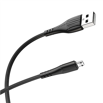 Кабель USB - micro USB Borofone BX37 Wieldy  100см 2,4A  (black)