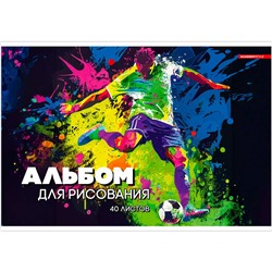 Альбом д/рис 40 л Яркий футбол 14436-EAC в Екатеринбурге