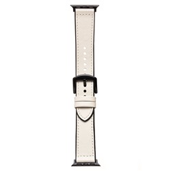 Ремешок - ApW39 Skin Apple Watch 42/44/45/49 mm экокожа (white)