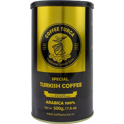 COFFEE TURCA. Молотый 500 гр. жест.банка