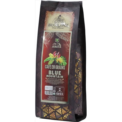 CAFE DE BROCELIANDE. Jamaica Blue Mountain (зерновой) 250 гр. мягкая упаковка