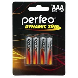 Элемент питания R03 4BL PERFEO Dynamic Zinc Perfeo