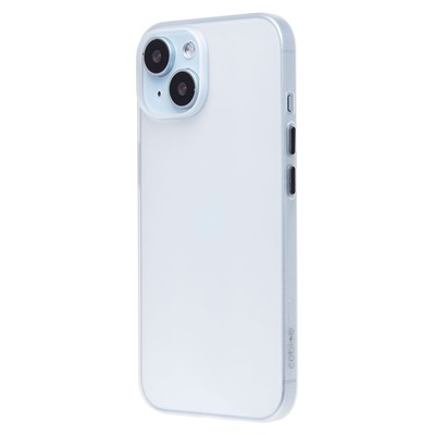 Чехол-накладка - PC091 для "Apple iPhone 15" (matte transparent/white) (232316)