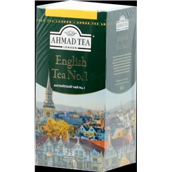 AHMAD TEA. Classic Taste. English tea №1 карт.пачка, 25 пак.