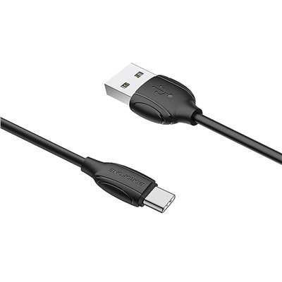 Кабель USB - Type-C Borofone BX19 (повр. уп) 20W 100см 3A  (black)