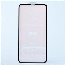 Защитное стекло Full Screen - 3D Flat для "Apple iPhone 11 Pro Max"(тех.уп.) (black)