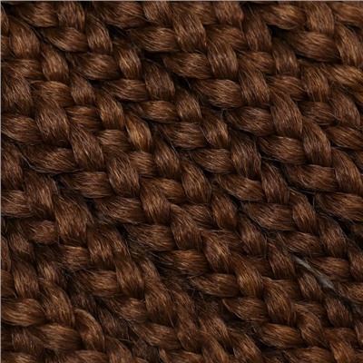 SIM-BRAIDS Афрокосы, 60 см, 18 прядей (CE), цвет каштановый/русый(#FR-6)